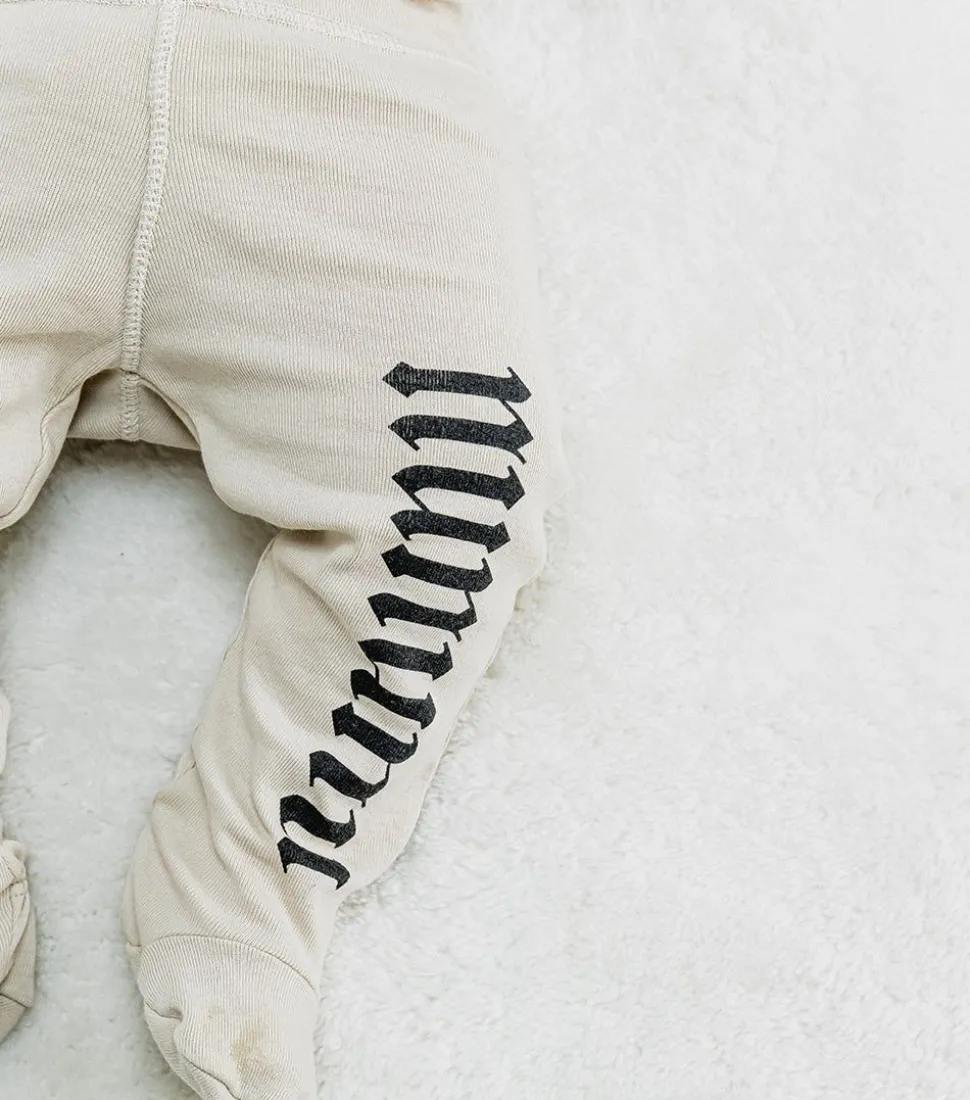 NUNUNU Inked Footed Leggings Discount