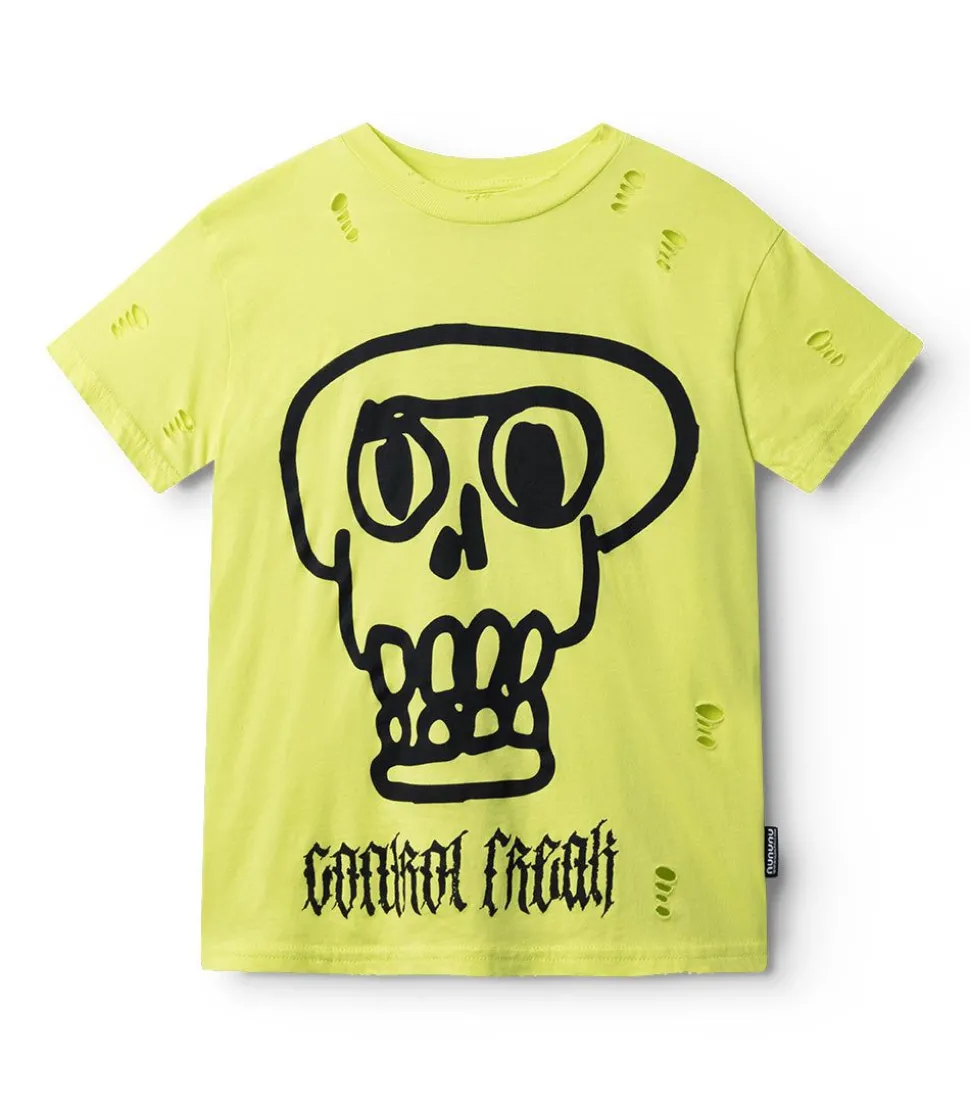 NUNUNU Oversized Kooky Skull T-Shirt Online
