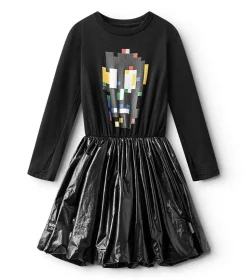 NUNUNU Pixel Skull Dress Outlet