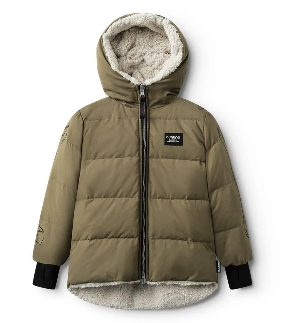 NUNUNU Reversible Sherpa Jacket New