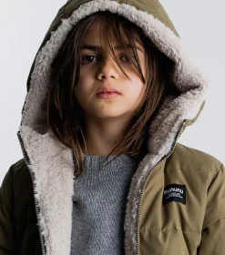 NUNUNU Reversible Sherpa Jacket New