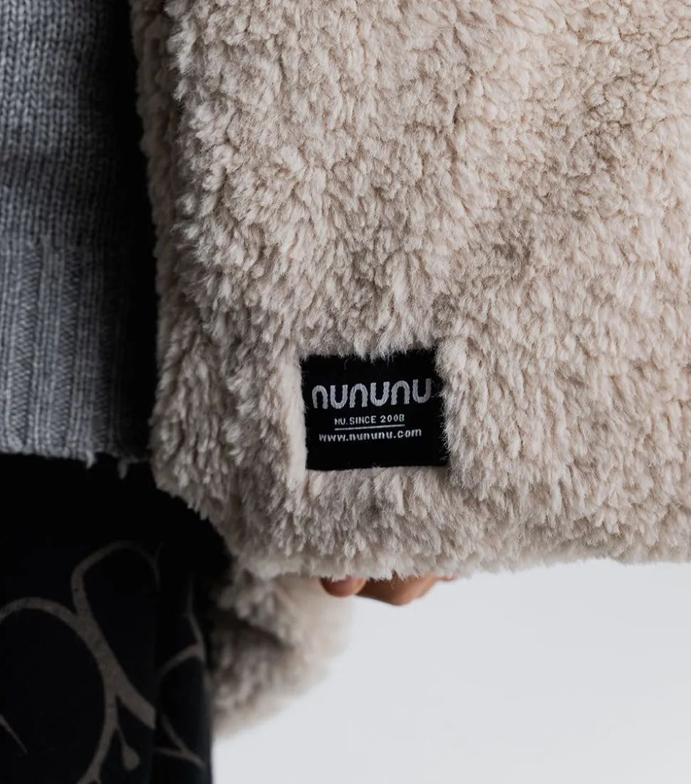 NUNUNU Reversible Sherpa Jacket New