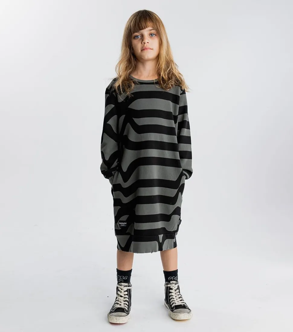 NUNUNU Road Web Dress Best