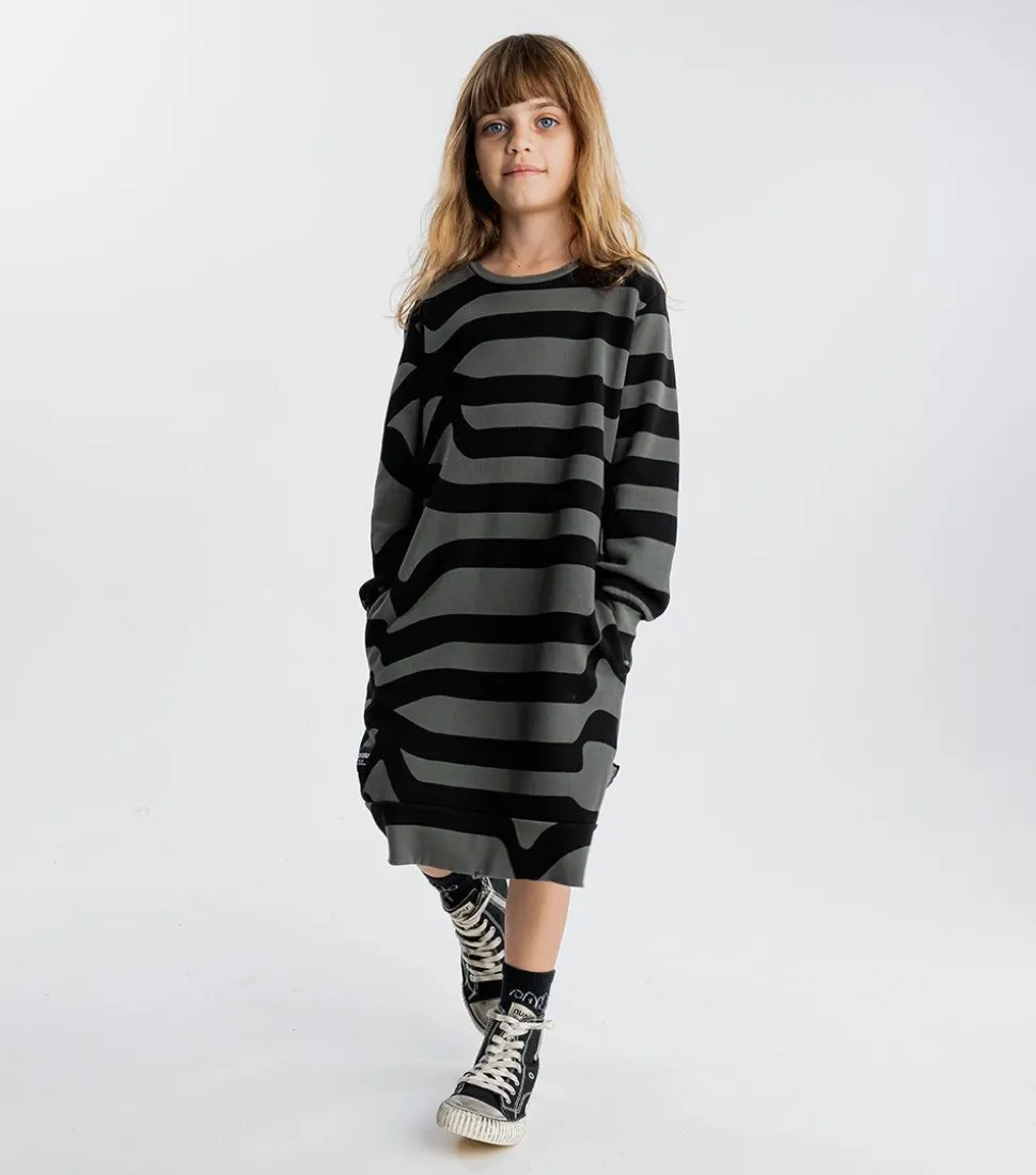NUNUNU Road Web Dress Best