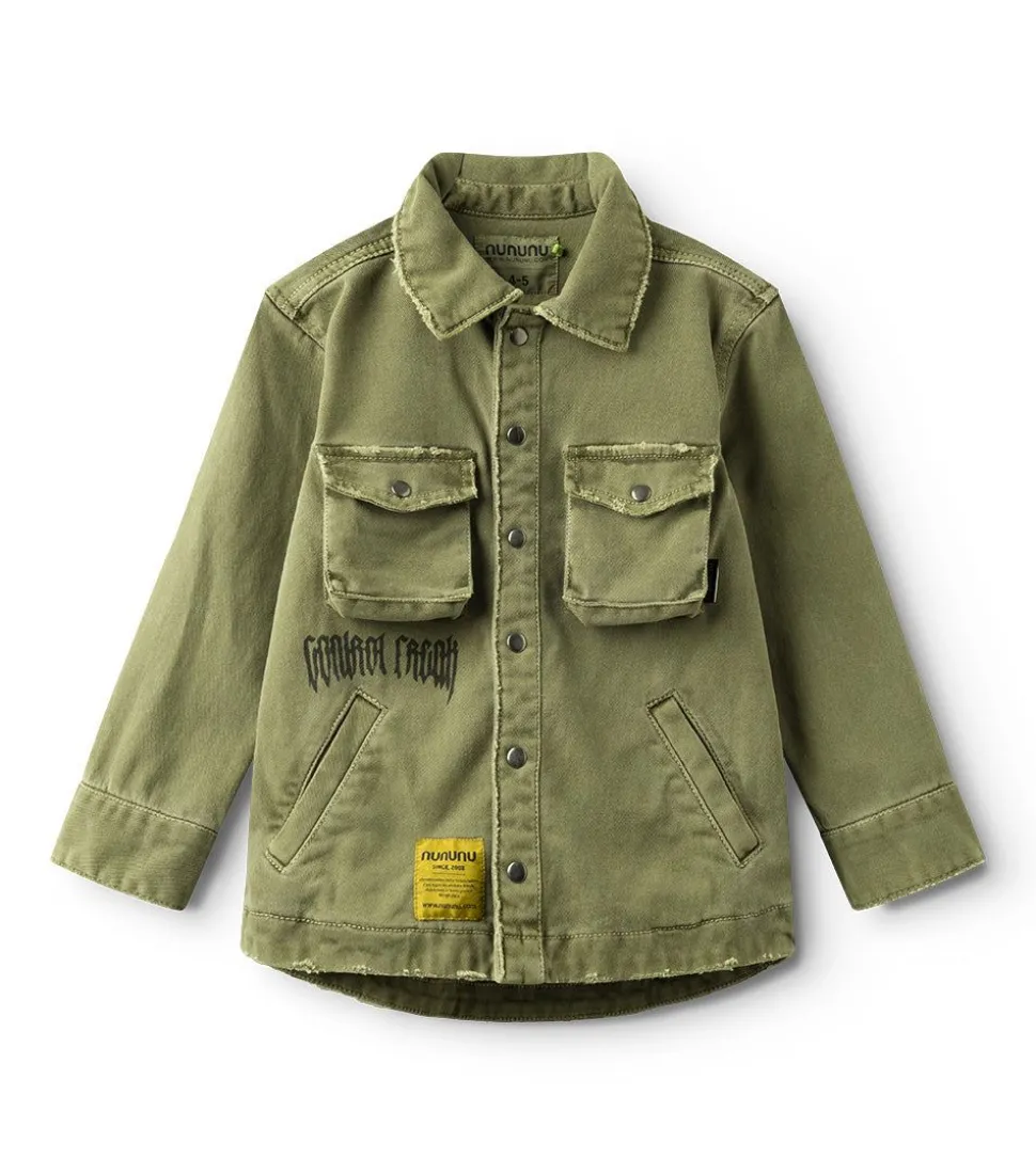 NUNUNU Safari Snap Shirt Cheap