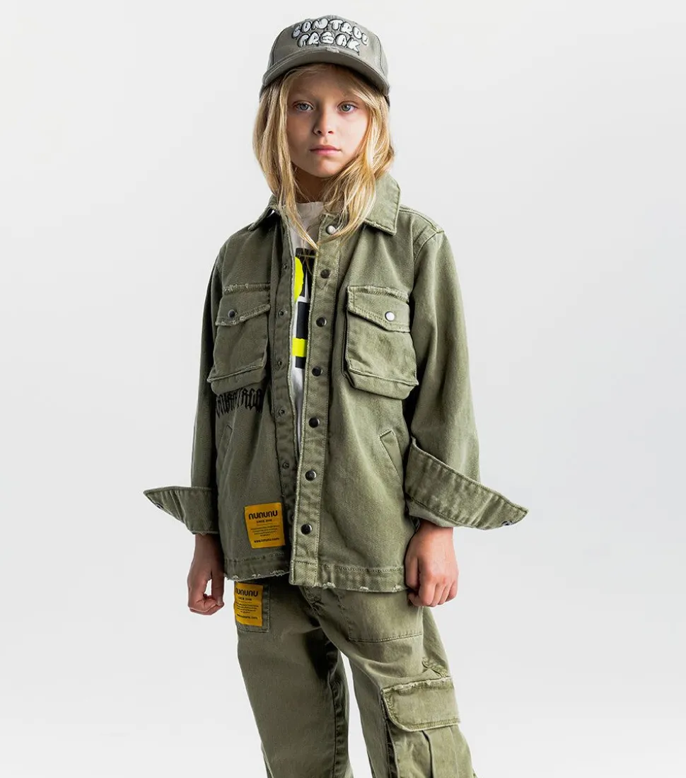 NUNUNU Safari Snap Shirt Cheap