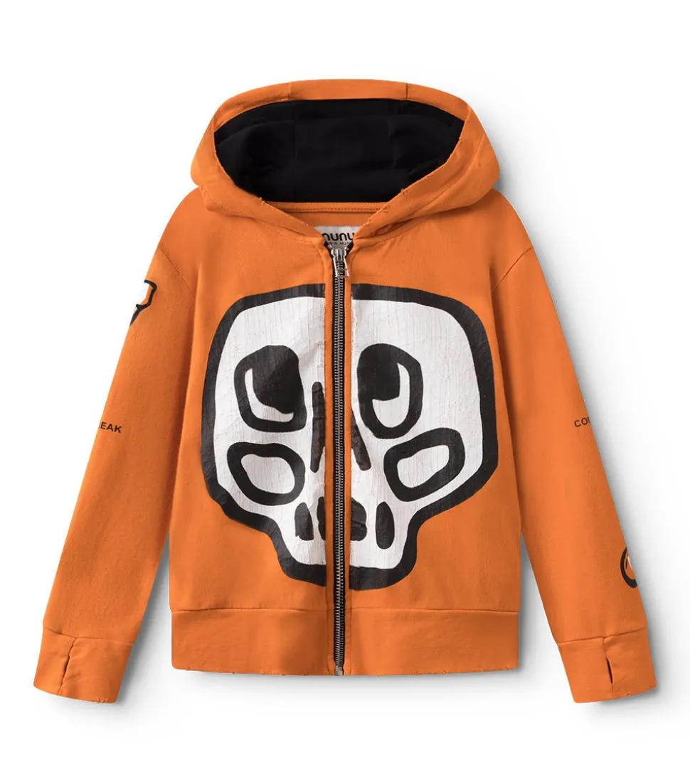NUNUNU Silou Skull Light Zip Hoodie Best