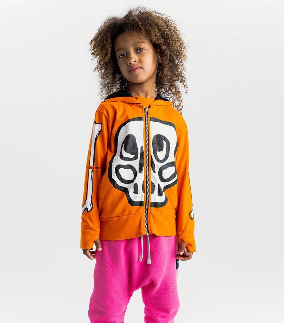 NUNUNU Silou Skull Light Zip Hoodie Best