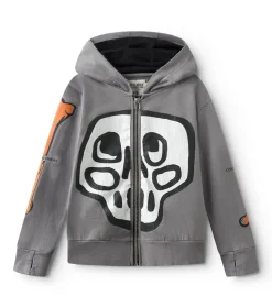 NUNUNU Silou Skull Light Zip Hoodie Best