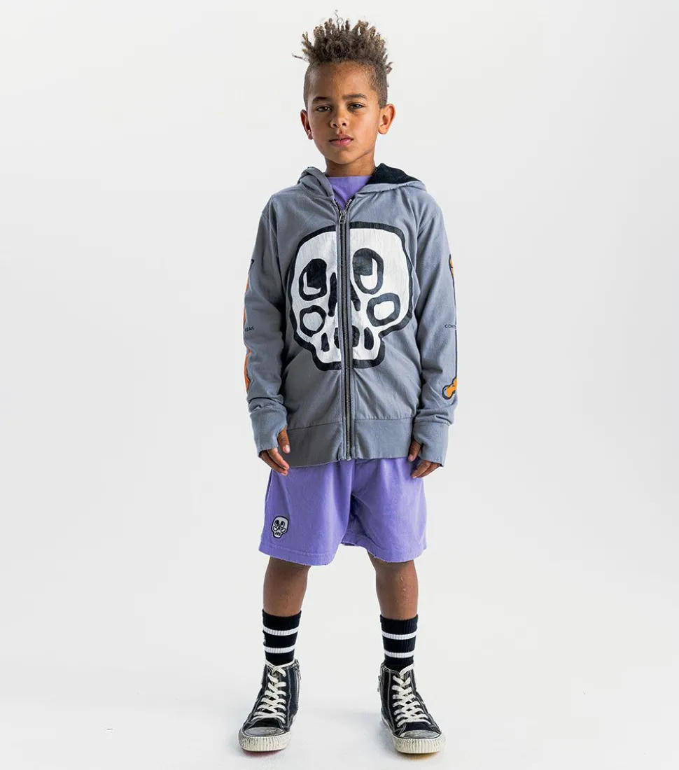 NUNUNU Silou Skull Light Zip Hoodie Best