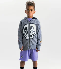 NUNUNU Silou Skull Light Zip Hoodie Best