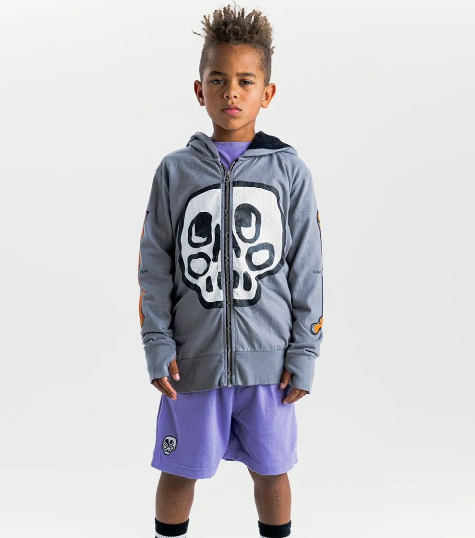 NUNUNU Silou Skull Light Zip Hoodie Best