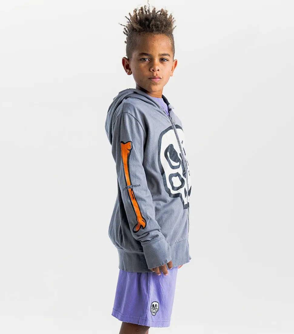 NUNUNU Silou Skull Light Zip Hoodie Best