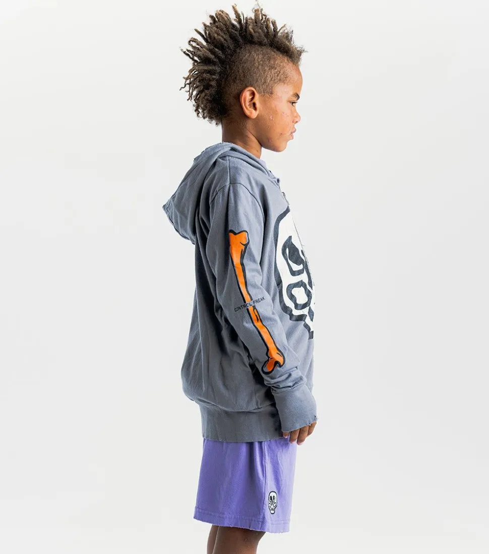 NUNUNU Silou Skull Light Zip Hoodie Best