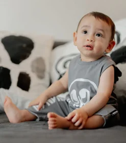 NUNUNU Silou Skull Tank Overall New