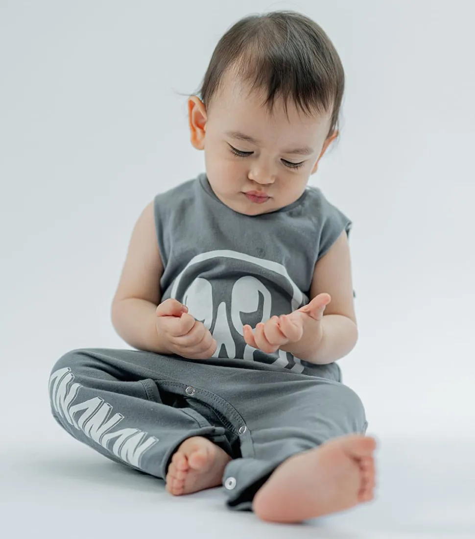 NUNUNU Silou Skull Tank Overall New