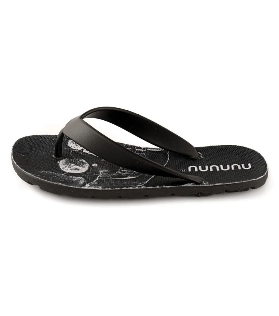 NUNUNU Skull Flip Flops Hot