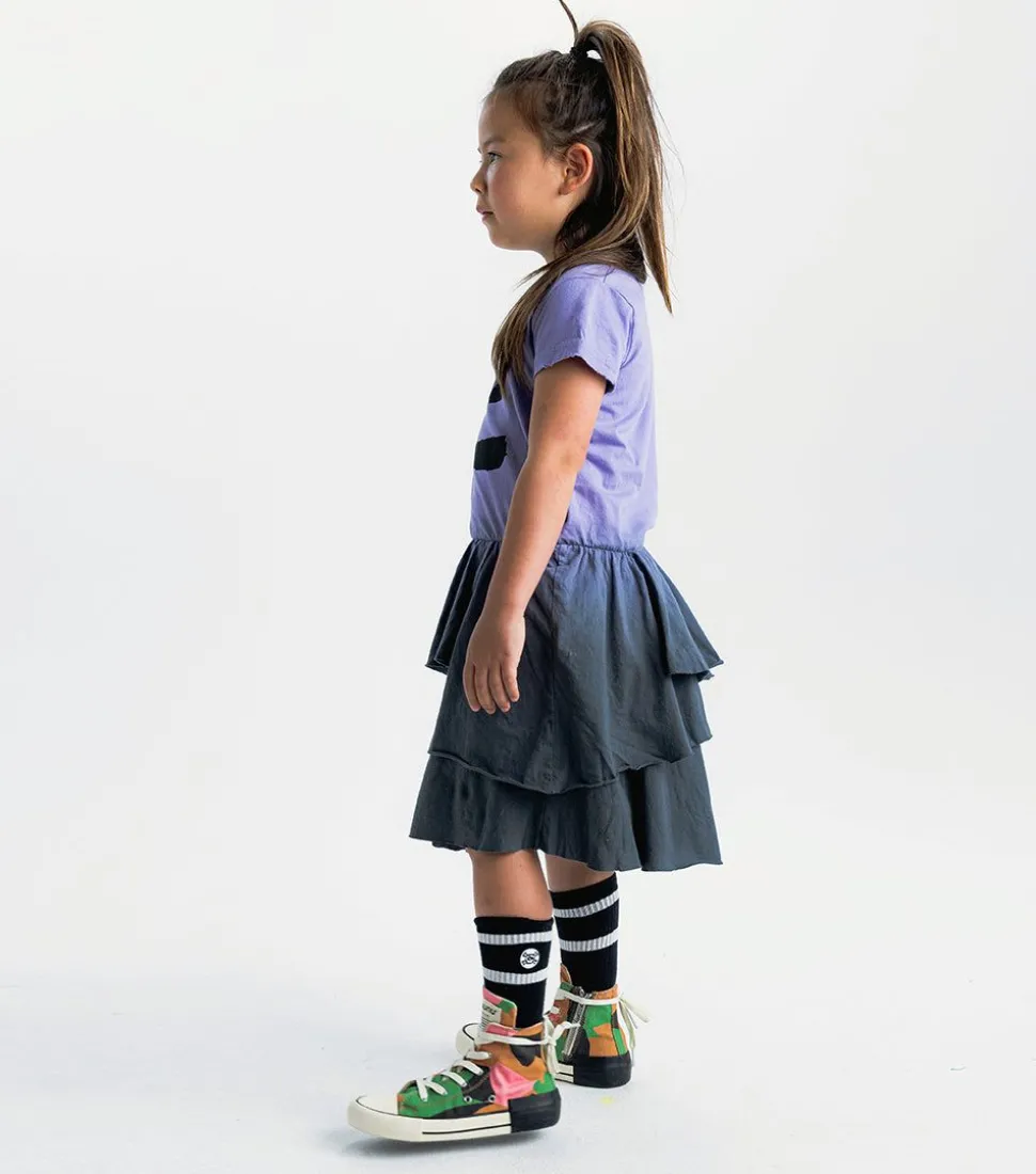 NUNUNU Smirk Layered Dress Fashion