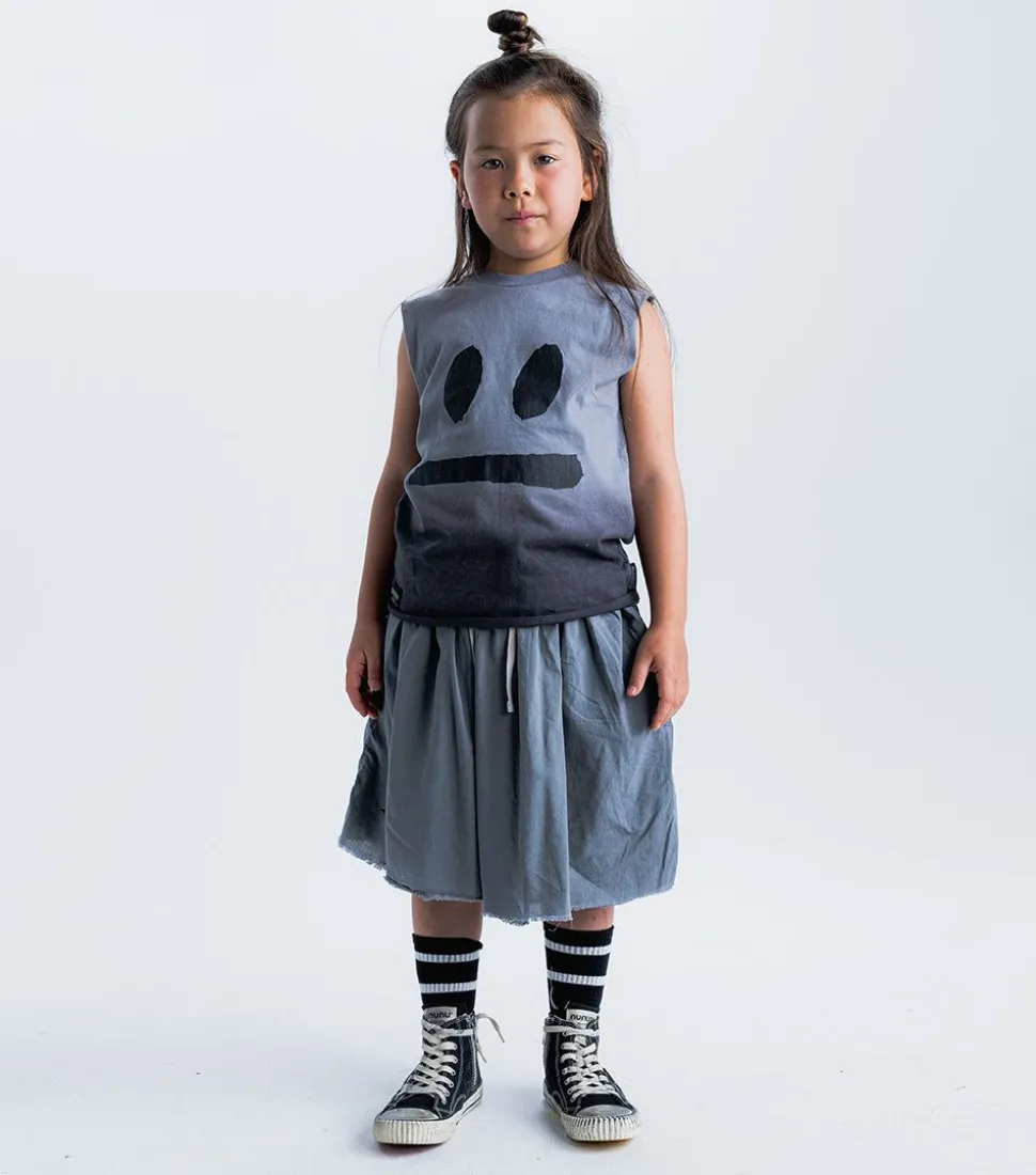 NUNUNU Smirk Sleeveless Shirt Cheap