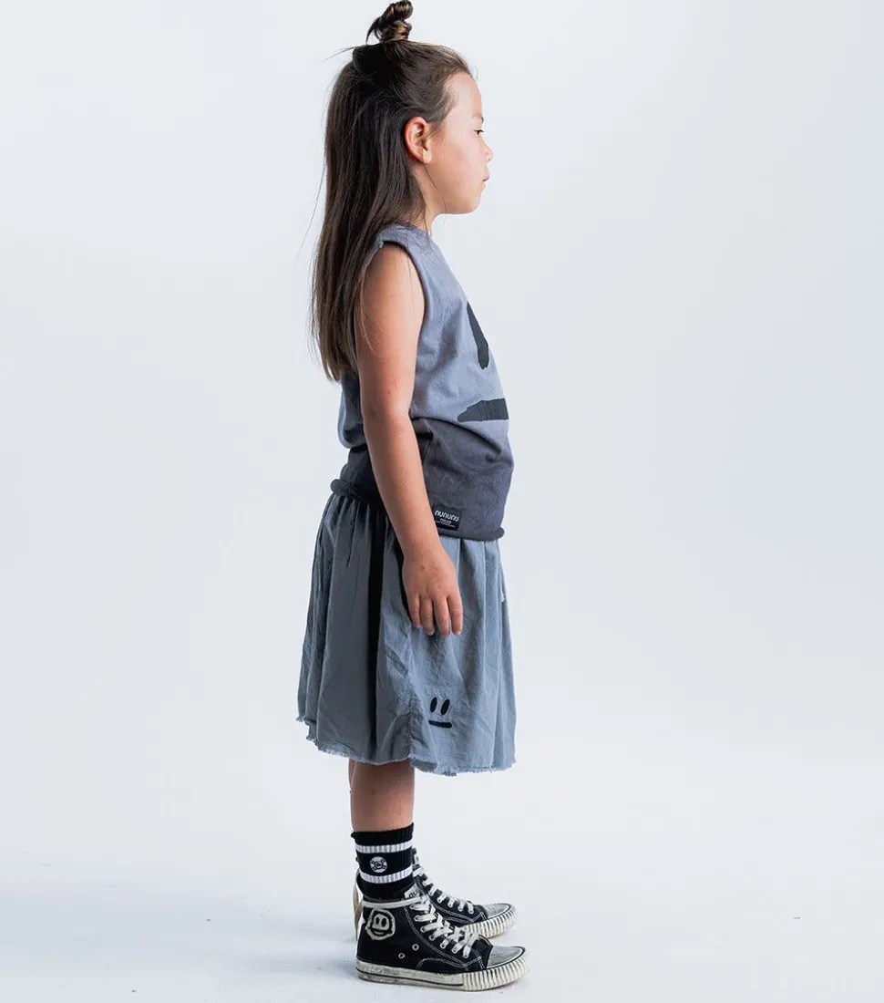 NUNUNU Smirk Sleeveless Shirt Cheap