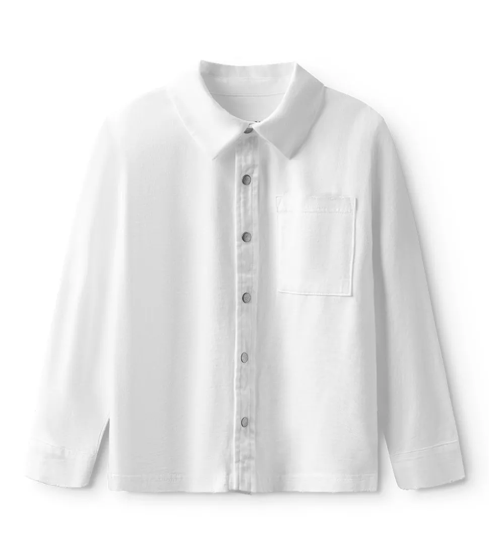 NUNUNU Snap Soft Shirt Discount