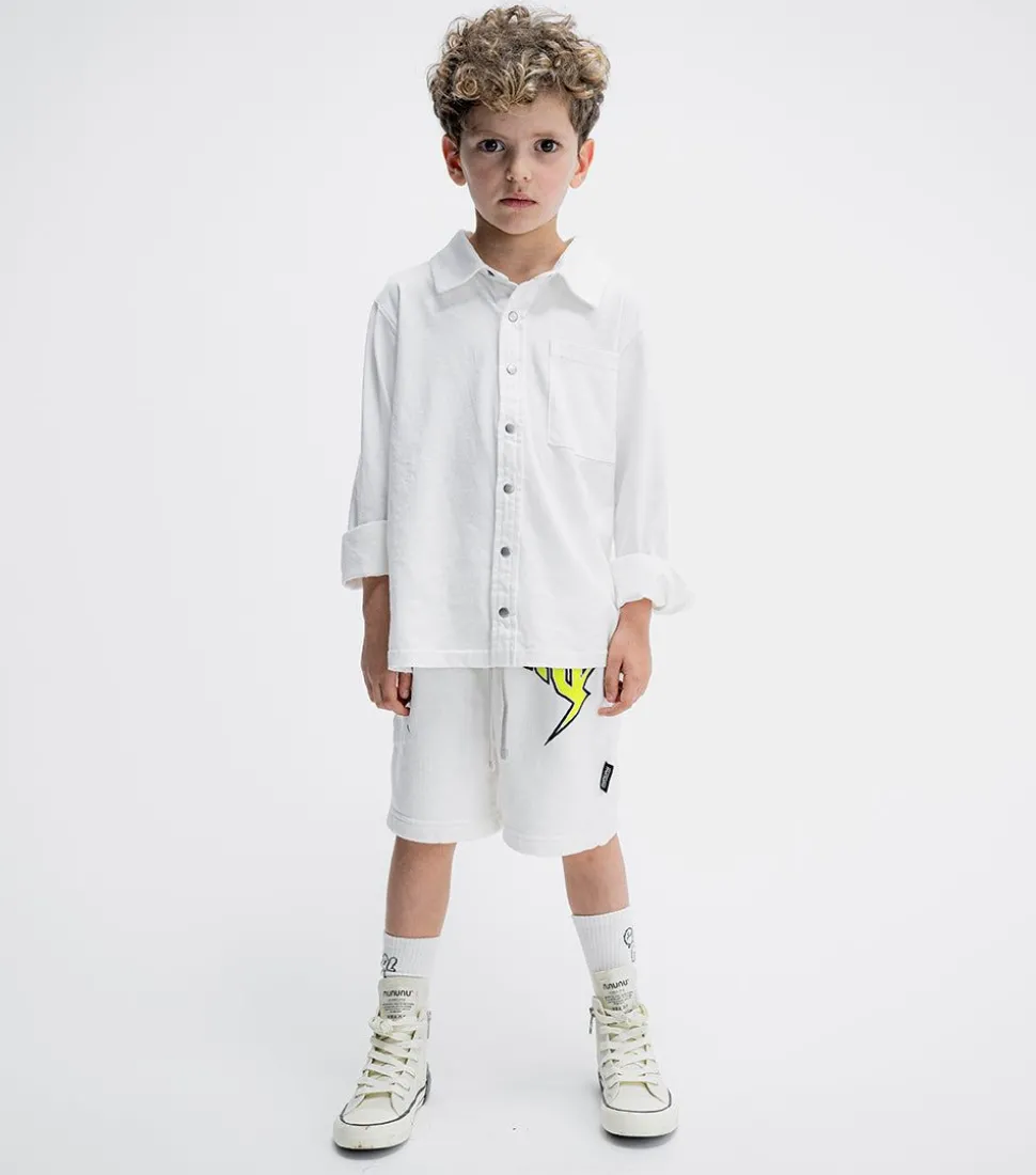 NUNUNU Snap Soft Shirt Discount
