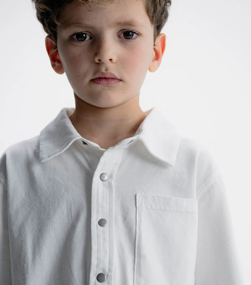NUNUNU Snap Soft Shirt Discount