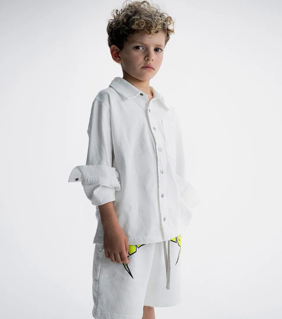 NUNUNU Snap Soft Shirt Discount