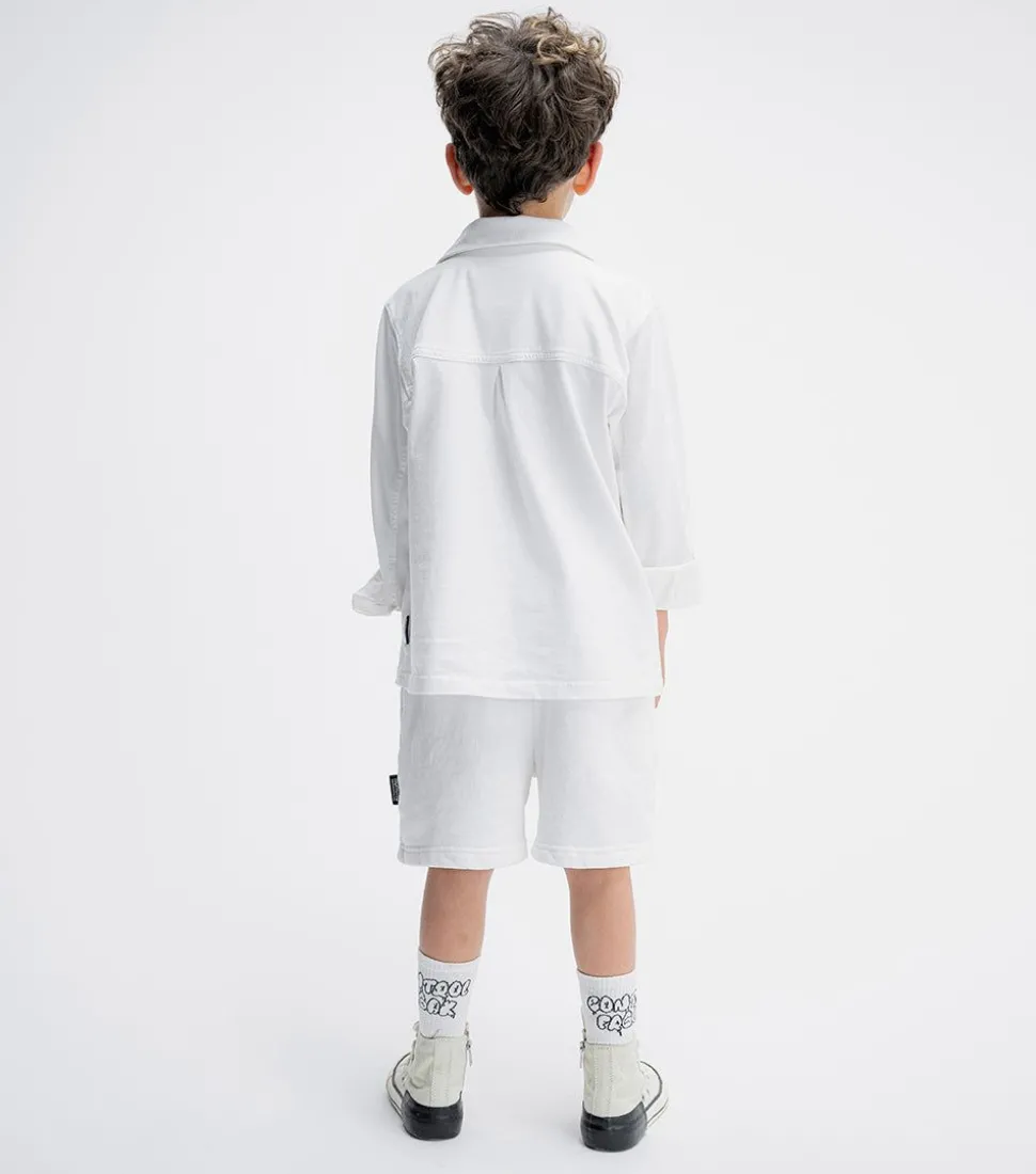 NUNUNU Snap Soft Shirt Discount