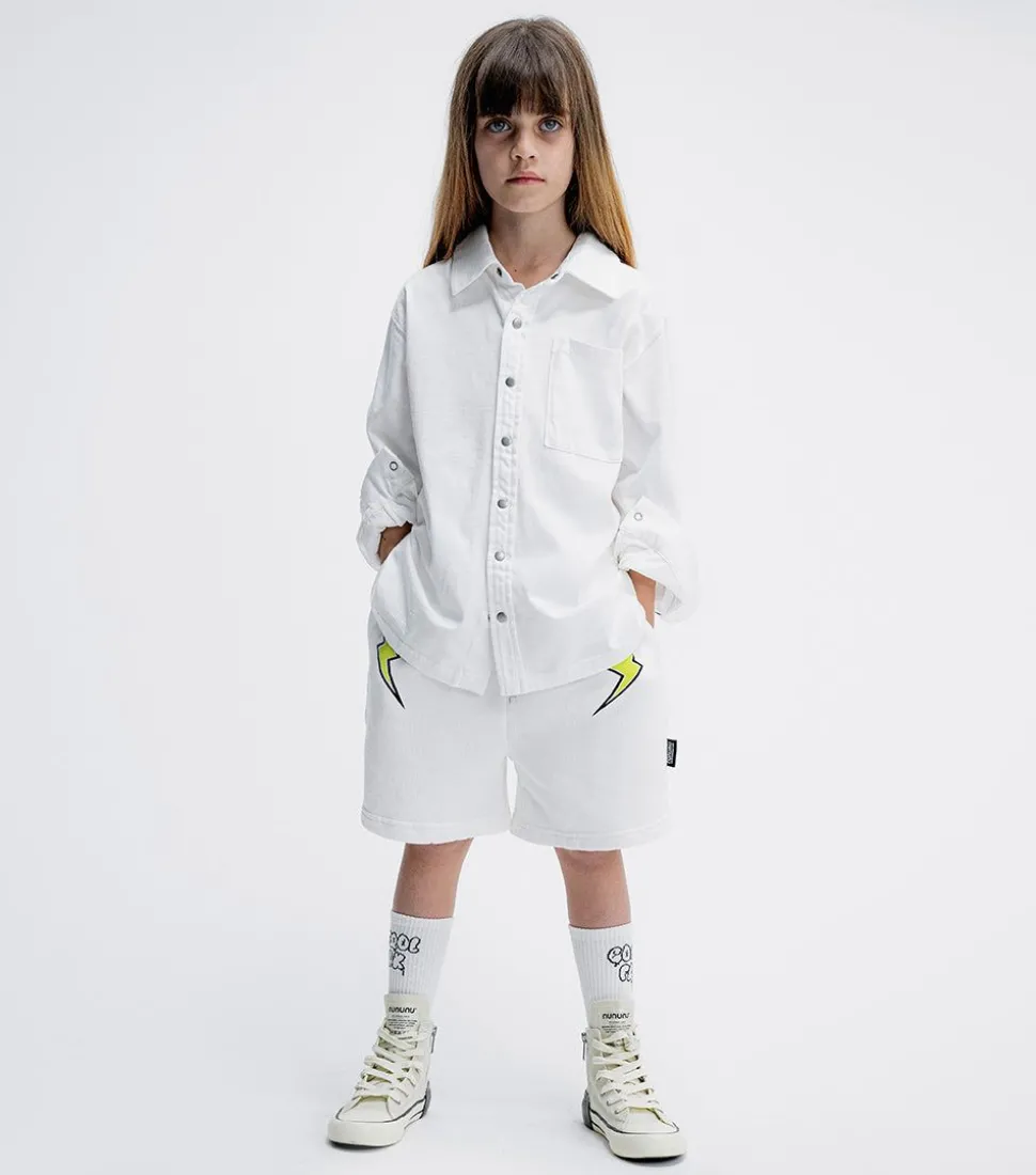 NUNUNU Snap Soft Shirt Discount