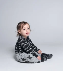 NUNUNU Soft Faded Star Baggy Pants Shop