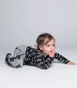 NUNUNU Soft Faded Star Baggy Pants Shop