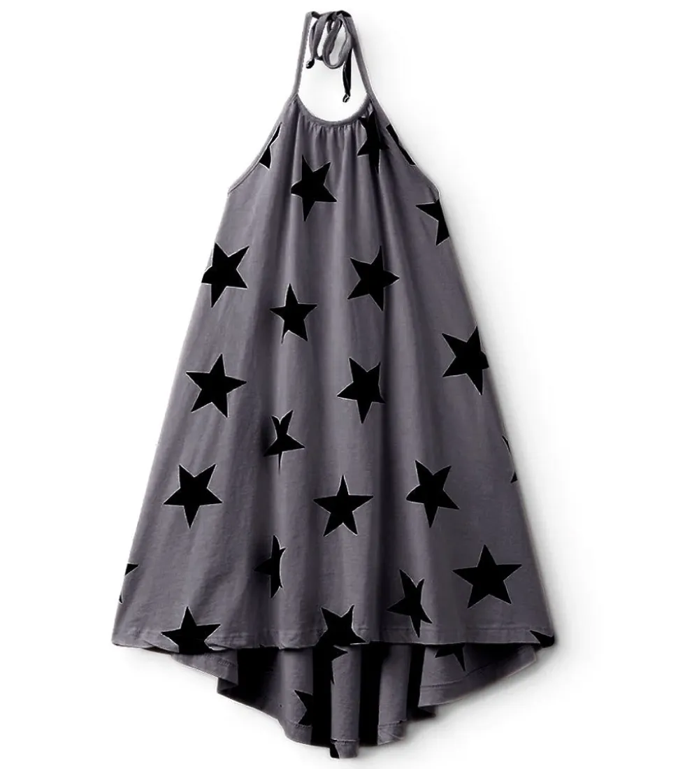 NUNUNU Star Collar Dress Flash Sale