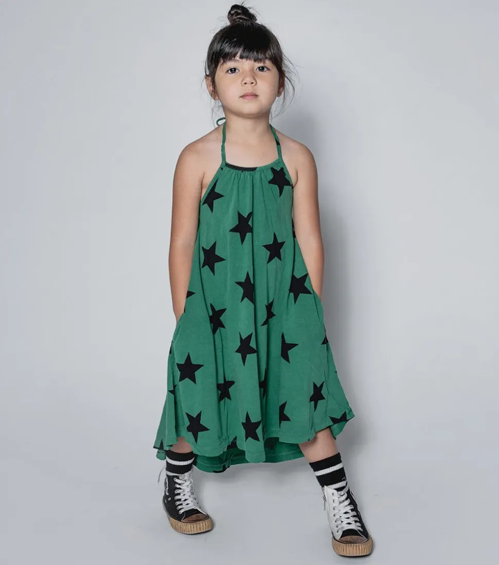 NUNUNU Star Collar Dress Flash Sale