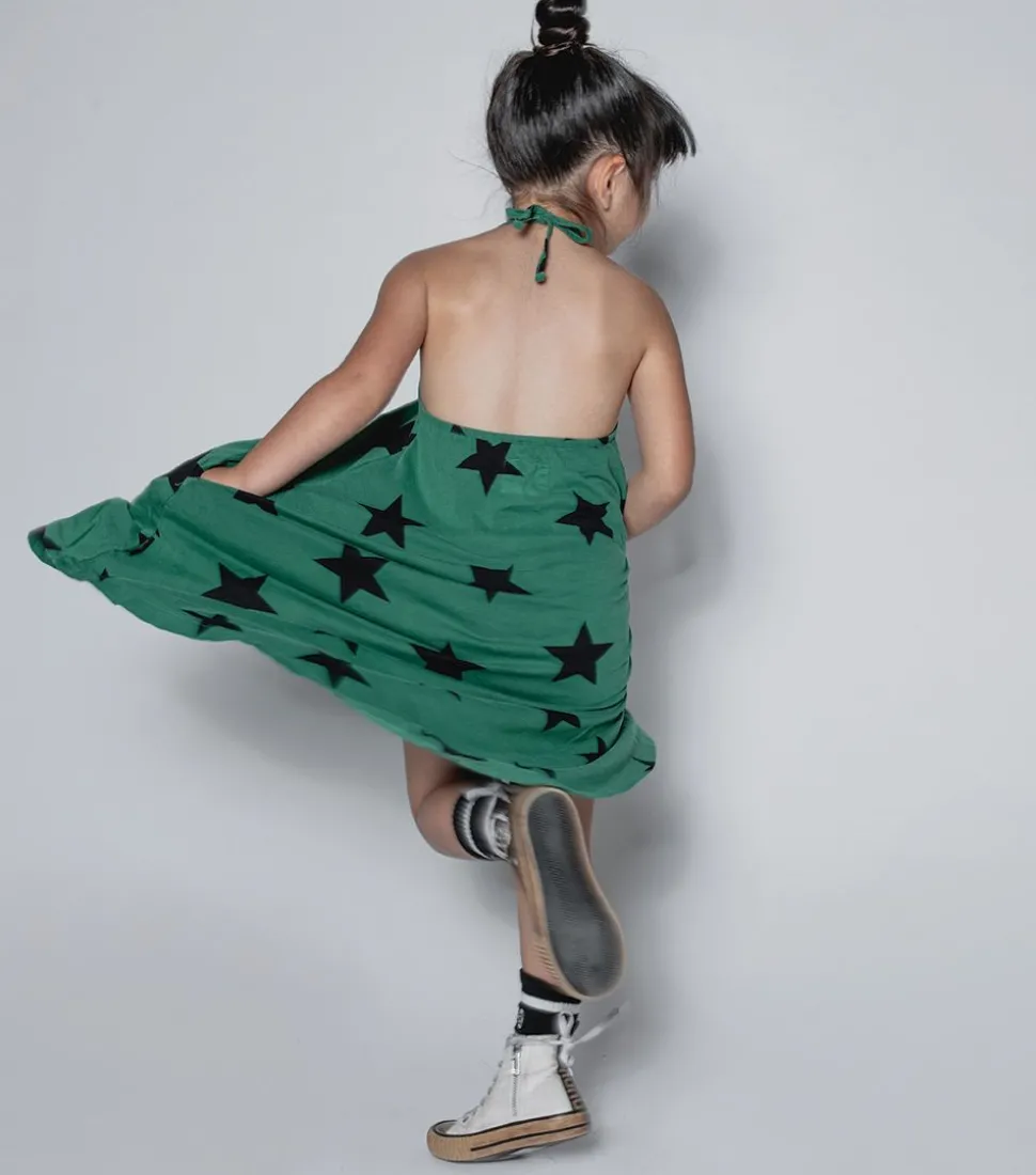 NUNUNU Star Collar Dress Flash Sale