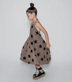 NUNUNU Star Collar Dress Flash Sale