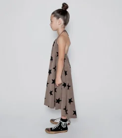 NUNUNU Star Collar Dress Flash Sale