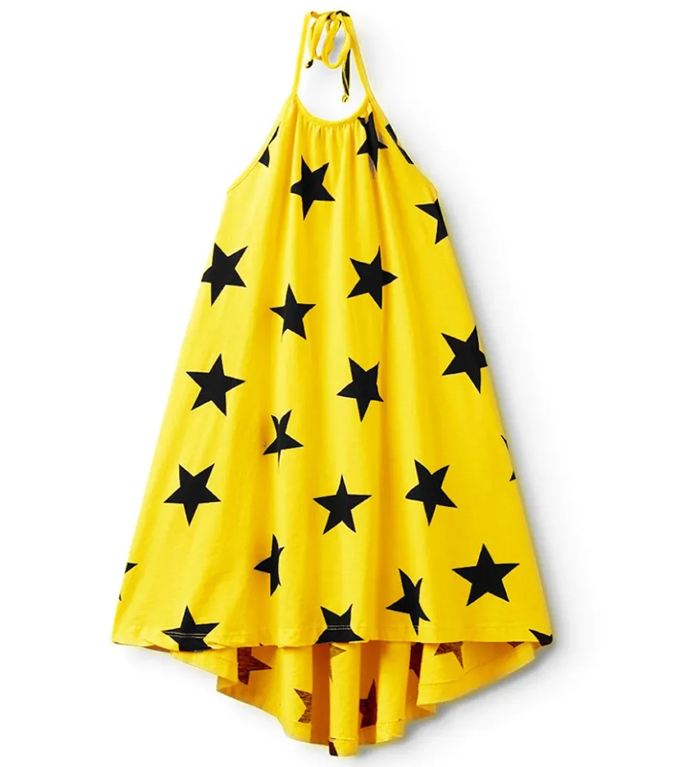 NUNUNU Star Collar Dress Cheap