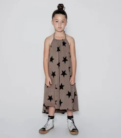 NUNUNU Star Collar Dress Cheap