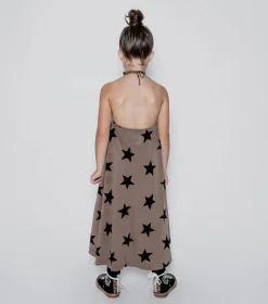 NUNUNU Star Collar Dress Cheap