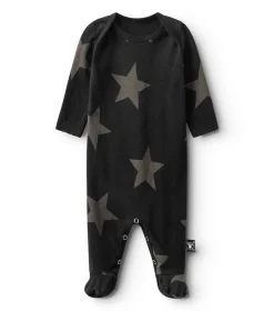 NUNUNU Star Footed Overall Fashion