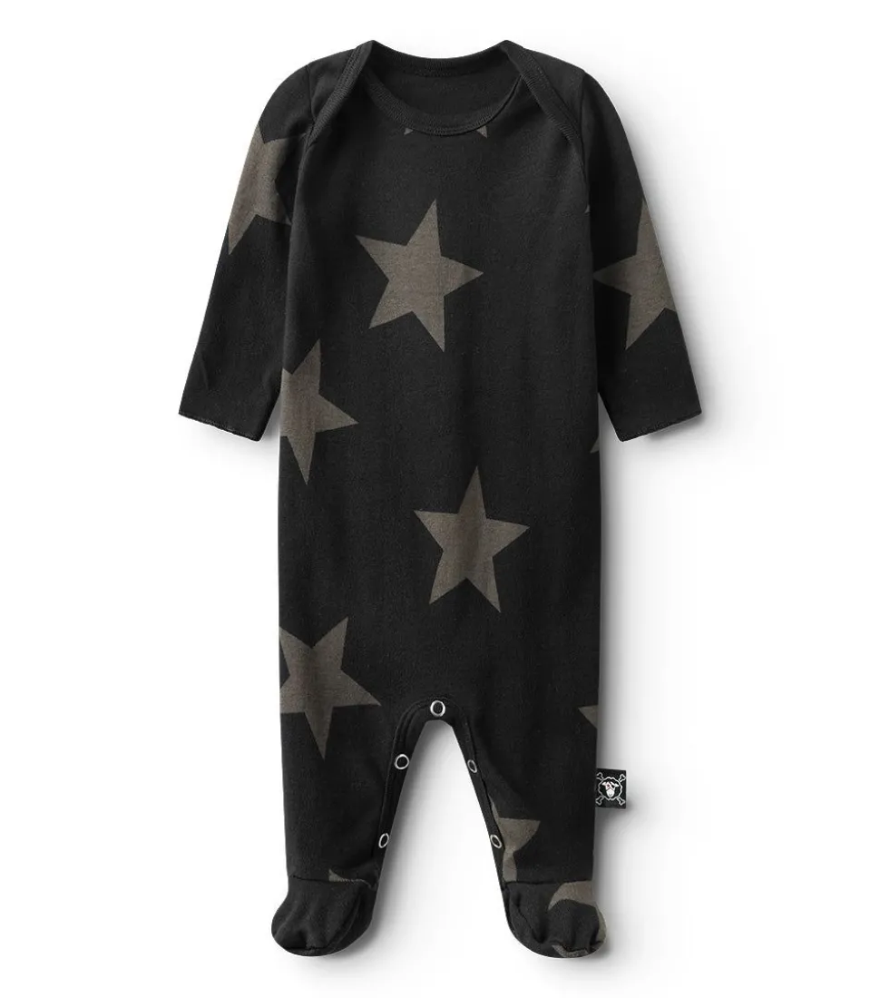 NUNUNU Star Footed Overall Fashion
