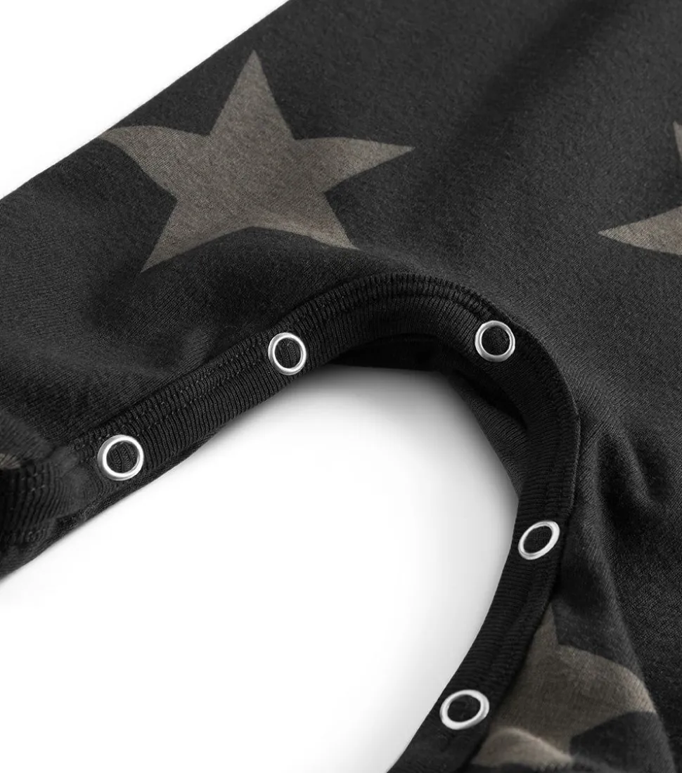 NUNUNU Star Footed Overall Fashion
