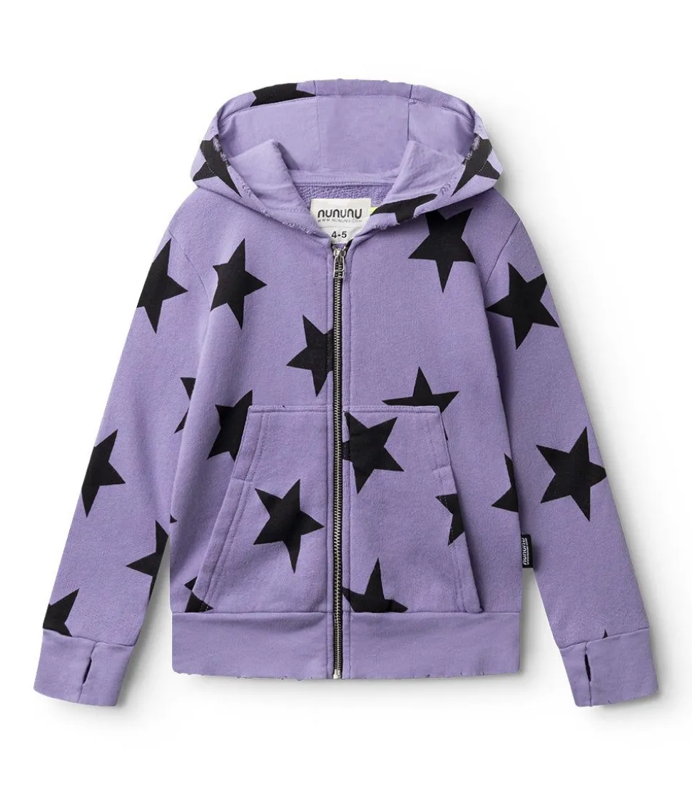NUNUNU Star Light Zip Hoodie Fashion