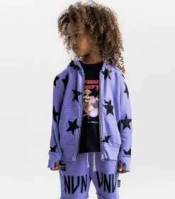 NUNUNU Star Light Zip Hoodie Fashion