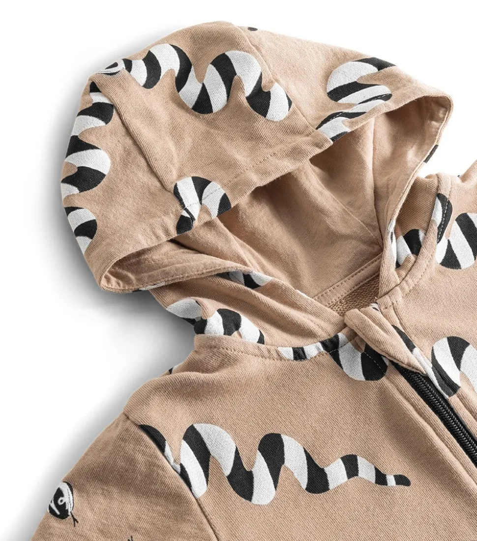 NUNUNU Stripey Snakes Hooded Overall Online