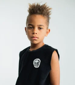 NUNUNU Terry Cloth Sleeveless Shirt Hot