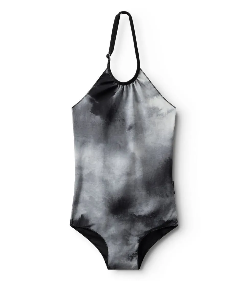 NUNUNU Tie Dye Collar Swimsuit Outlet
