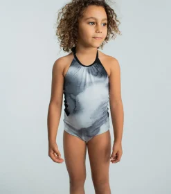 NUNUNU Tie Dye Collar Swimsuit Outlet