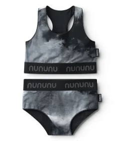 NUNUNU Tie Dye Sporty Bikini Fashion
